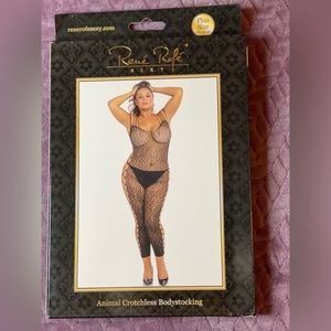 NIB PLUS SIZE ANIMAL PRINT BODY STOCKING